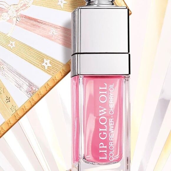 DIOR: Raspberry Dior Addict Lip Glow Oil (Shade 007) - Picture 3 of 8